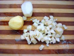 Быстрый суп с жареным мясом - шаг 1 Быстрый суп с жареным мясом - шаг 1