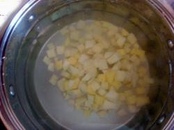 Быстрый суп с жареным мясом - шаг 2 Быстрый суп с жареным мясом - шаг 2