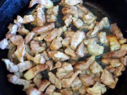 Быстрый суп с жареным мясом - шаг 6 Быстрый суп с жареным мясом - шаг 6