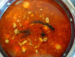 Быстрый суп с жареным мясом - шаг 14 Быстрый суп с жареным мясом - шаг 14