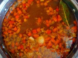 Быстрый суп с жареным мясом - шаг 15 Быстрый суп с жареным мясом - шаг 15