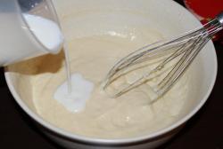 Вкусные блины без яиц на сливочном масле - шаг 5 Вкусные блины без яиц на сливочном масле - шаг 5