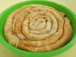 Блинный пирог из блинов с курицей - шаг 10 Блинный пирог из блинов с курицей - шаг 10