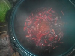 Борщ со свининой в мультиварке - шаг 4 Борщ со свининой в мультиварке - шаг 4