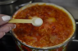 Русский борщ со свеклой - шаг 13 Русский борщ со свеклой - шаг 13