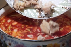 Борщ с фасолью и курицей - шаг 16 Борщ с фасолью и курицей - шаг 16