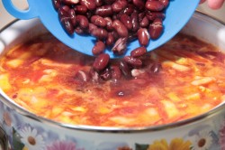 Борщ с фасолью и курицей - шаг 17 Борщ с фасолью и курицей - шаг 17