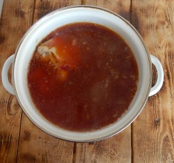 Борщ с пампушками с чесноком - шаг 10 Борщ с пампушками с чесноком - шаг 10