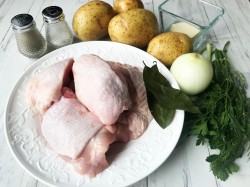 Бозартма из курицы по азербайджански - шаг 1 Бозартма из курицы по азербайджански - шаг 1