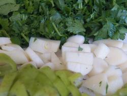 Буглама с соусом ткемали, чесноком и зеленью из баранины - шаг 11