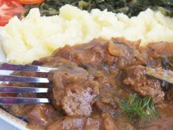 Буглама с соусом ткемали, чесноком и зеленью из баранины - шаг 17