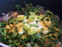 Буглама с соусом ткемали, чесноком и зеленью из баранины - шаг 12