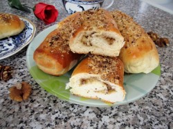 Булочки с орехами из дрожжевого теста - шаг 14 Булочки с орехами из дрожжевого теста - шаг 14