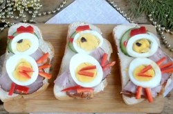 Быстрые бутерброды Петушки - шаг 8 Быстрые бутерброды Петушки - шаг 8