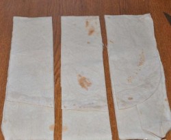 Быстрые пирожки из лаваша с сыром и ветчиной - шаг 2