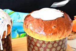 Быстрый дрожжевой пасхальный кулич - шаг 15 Быстрый дрожжевой пасхальный кулич - шаг 15