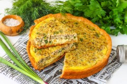 Быстрый пирог с рыбными консервами - шаг 10