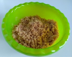 Чизкейк с творожным сыром с выпечкой - шаг 2 Чизкейк с творожным сыром с выпечкой - шаг 2