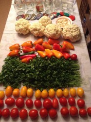 Цветная капуста Ароматная салат на зиму - шаг 1 Цветная капуста Ароматная салат на зиму - шаг 1