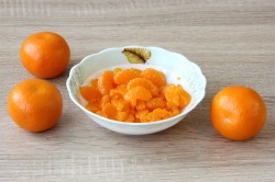 Десерт с мандаринами без выпечки - шаг 2