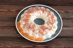 Десерт с мандаринами без выпечки - шаг 9