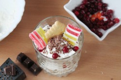 Творожный десерт без выпечки и без желатина с печеньем - шаг 6