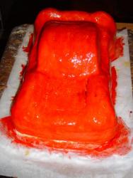 Торт Тачка Маквин из мастики - шаг 19 Торт Тачка Маквин из мастики - шаг 19