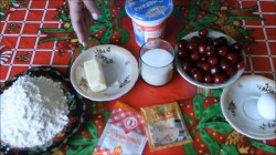 Домашнее ванильное печенье на сметане с вишней - шаг 1 Домашнее ванильное печенье на сметане с вишней - шаг 1