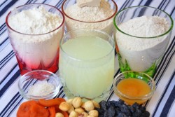 Домашний хлеб с сухофруктами и фундуком - шаг 1