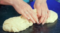 Дрожжевой пирог с абрикосами и джемом на кефире - шаг 13 Дрожжевой пирог с абрикосами и джемом на кефире - шаг 13