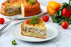 Дрожжевой пирог с мясом и картошкой - шаг 29 Дрожжевой пирог с мясом и картошкой - шаг 29