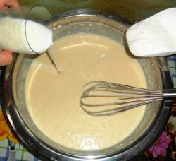 Дрожжевые блины на маргарине и молоке - шаг 6