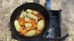 Думляма узбекская в казане - шаг 14