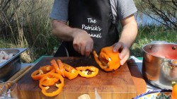 Думляма узбекская в казане - шаг 4