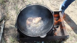 Думляма узбекская в казане - шаг 8