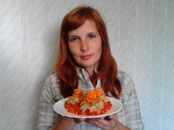 Ежики из мясного фарша на сковороде с подливой - шаг 9