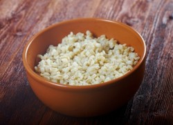 Фалафель из перловки с баклажанами - шаг 1