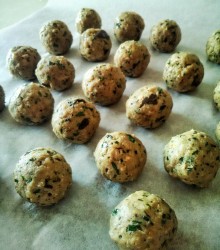 Фалафель из перловки с баклажанами - шаг 3