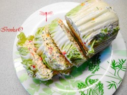 Фаршированная пекинская капуста на закуску - шаг 8