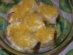 Кальмары фаршированные овощами, сыром и шампиньонами - шаг 10