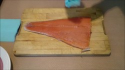 Форель слабосолёная в апельсиновом соке - шаг 3