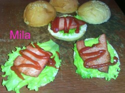 Бутерброды на природу гамбургер быстрого приготовления - шаг 5