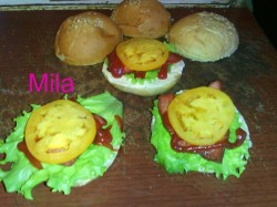 Бутерброды на природу гамбургер быстрого приготовления - шаг 6