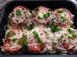 Гнезда из макарон с фаршем в духовке - шаг 7 Гнезда из макарон с фаршем в духовке - шаг 7