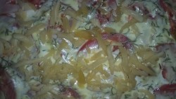 Горбуша с капустой и картошкой в духовке - шаг 13