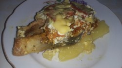 Горбуша с капустой и картошкой в духовке - шаг 14