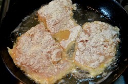 Горбуша в кляре на сковороде - шаг 7 Горбуша в кляре на сковороде - шаг 7