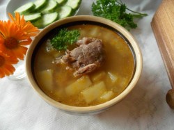 Гороховый суп на говяжьей косточке - шаг 6