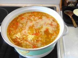 Гороховый суп с копченой курицей - шаг 10 Гороховый суп с копченой курицей - шаг 10