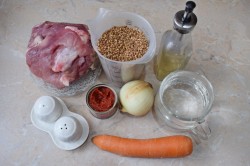 Гречка по купечески со свининой - шаг 1 Гречка по купечески со свининой - шаг 1